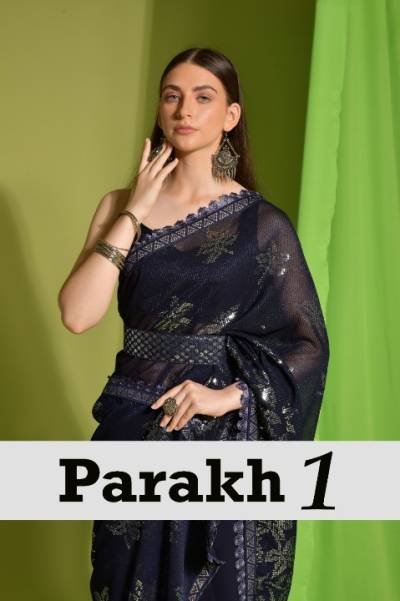 Parakh Vol 1 By Fashion Berry Designer Partywear Saree Collection